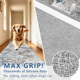 Runners for Hallways Ultra Non-Slip 2x10 Long Runner Rugs Washable Abstract Tear and Stain Resistance No Pile Lightweight Modern Rug Runners for Entryway, Kitchen, Walkway, Entrance, Multi
