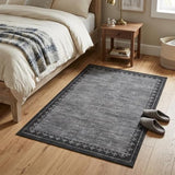 GarveeHome 2x3 Washable Kitchen Rug Low Pile Foldable Neutral Soft Doormat