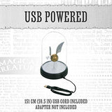Paladone Harry Potter Levitating Golden Snitch Light, Touch Activated Desk Lamp Accessories, Officially Licensed Harry Potter Decor Gifts & Collectibles