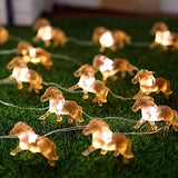 Pony String Lights 20 LED 7FT Horse Fairy Lights Battery Operated with Remote, Cute 3D Pony Decor for Girls Bedroom, Nursery Night Light, Western Farm Gift Decoration