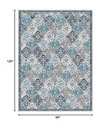 8x10 Washable Area Rug, Non Slip Large Rug for Bedroom Living Room