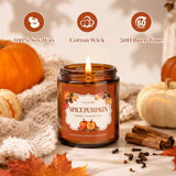 SLASHOME Hot Cocoa Soy Candle 7oz, Chocolate Coffee Scented Gift