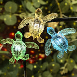 Sea Turtle String Lights 10FT 30 LED, Turtle Fairy Lights USB or Battery Operated with Remote, Ocean Beach Nautical Decor Lights for Bedroom, Kids Room, Coastal Party Decoration