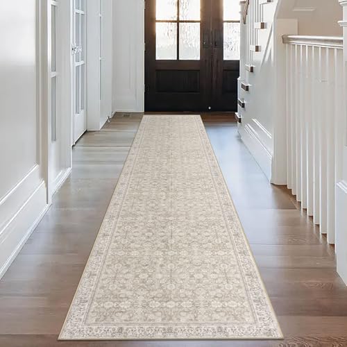 2.6x14 Washable Runner Rug, Non Slip Area Rug for Hallway Kitchen