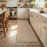 Collive 2' x 6' Kitchen Runner Rug, Modern Farmhouse Washable Bathroom Mat