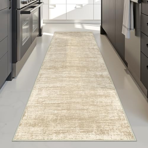 Washable Runner Rug 2x6, Runners for Hallways, Grey Kitchen Brown