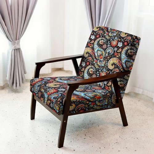 YISUN Sofa Couch Cushion Covers, Stretch Printed Couch Seat Slipcover, Soft Couch Cover for Dogs, Washable Non-Slip Furniture Protector for Sectional Armchair Loveseat (Flower, 3 piece)