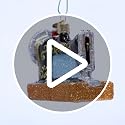 Old World Christmas Hobbies Gifts Glass Blown Ornaments for Christmas Tree Sewing Machine, 2.75, Multi Color