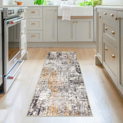 2x6 Washable Runner Rug,Non-Slip Hallway Runner Rug for Kitchen