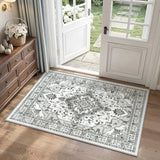 2x3 Washable Entryway Rug, Light Grey