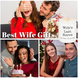 Homsolver Gifts for Wife from Husband, Funny Birthday, Mothers Fathers Day, Christmas, Anniversary, Valentines, Romantic Lavender Scented Candles