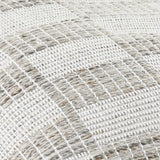 Livabliss x Galey Alix Katalina Indoor/Outdoor Accent Pillow Cover, 22" L x 22" W, Grey/Checkered