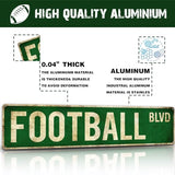 Football Gifts for Boys 8-12 Accessories Football Stuff Teen Boy Room Decor | Football Party Decorations | Wall Sign | Boys 8-12 & Teen Boys | Men Room & Bedroom | Birthday & Christmas Gift