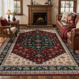 Tangsoo 8x10 Large Washable Area Rugs for Living Room,Boho Non Slip Rug