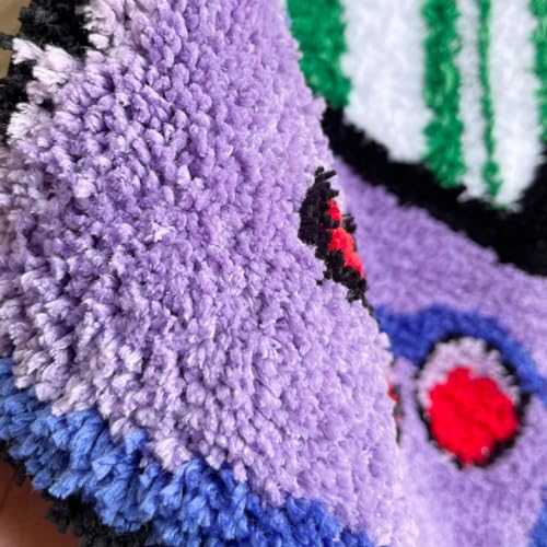 LAKEA Purple Games Console Tufted Rug Funny Childhood Memories Rug Cute Flocking Carpet Floor Pad Anti Slip Doormat Aesthetic Home Pad (23.6X15.7 Inch)