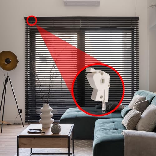 Amazing Drapery Hardware High Profile 2" Plastic Wand Tilter for Horizontal Blinds 2ct - Square Rod Compatible, Durable Control Mechanism