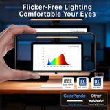 Monitor Light Bar 16.14‘’, Eye-Care USB Reading LED Task Lamp with Touch Control, No Screen Glare Dimmable Desk Lamp Computer Monitor Light Bar for Home Office Gaming
