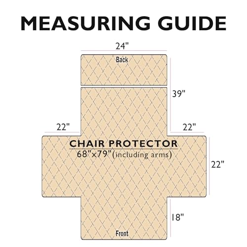 Skidproof Sofa Cover-Grey Bird Sofa Slipcover with Elastic Straps-Easy Fit Slip Cover-Washable Furniture Protector for Pets and Kids(Recliner,Grey)