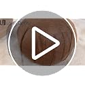 Louis Donné Round Unstuffed Faux Leather Pouf Ottoman Cover, Portable Indoor Outdoor Foot Rest Cover with Invisible Zipper, Sturdy Footstool Cushion Case for Home Patio Balcony Daily Use, Cover Only