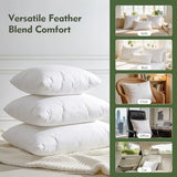 14"x24" Pillow Inserts Soft Feather Pillow Set of 1 Indoor Decorative Sofa Down Pillows Bed Pillows Couch Pillow