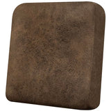 Couch Cushion Cover Leather-Look 1PC Stretch Chair Seat Slipcover for Living Room Individual Armchair Seat Cushion Cover, Pet-Friendly, Non-Slip, Easy Fit - Brown