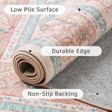 DCX 9x12 Pink Vintage Floral Rug