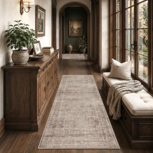 HelloTree 2x6 Vintage Washable Kitchen Runner Rug, Non-Slip Floor Mat
