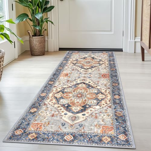 2x5 Washable Runner Rug, Non Slip Soft Area Rug for Hallway Kitchen