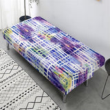 Hixingo Stretch Armless Futon Cover, Futon Mattress Cover Soft Futon Covers with Elastic Bottom, Tie Dye Futon Slipcovers Washable Futon Couch Cover (Medium (63-75"),Geometry)