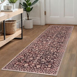 Washable Vintage 2x6 Runner Rug Non Slip Runners for Hallway