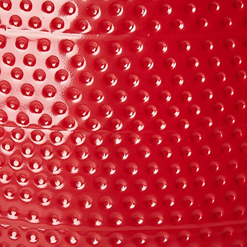 Glitzhome Christmas Tree Collar, 40.5" D Christmas Red Hammered Metal Tree Collar, Decorative Tree Stand Cover Tree Ring for Christmas Decor