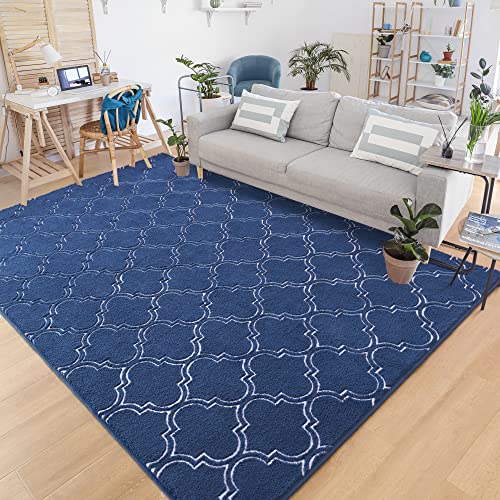 5x7 Shag Geometric Modern Area Rug for Bedroom Living Room