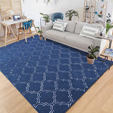 5x7 Shag Geometric Modern Area Rug for Bedroom Living Room