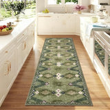 GarveeHome Washable Runner Rug 2x10 Modern Geometric Hallway Runner Rugs