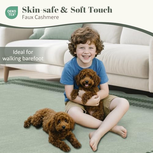 Area Rugs 5ft Living Room Washable Rug