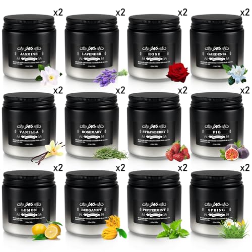 YOROXRG 24 Pack Scented Candles with Added Natural Essential Oils, 3.5oz, Suitable for Various Festivals, Parties, Yoga, and Home Scened