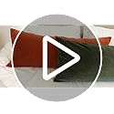 JoraLion Chenille Lumbar Pillow Covers 14x36 inch, Moss Green Spring Decorative Pillow Covers, Farmhouse Solid Dyed Soft Chenille Cushion Case for Couch Sofa Bed Living Room, Pack of 1(Cover ONLY)