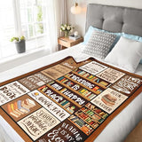 Book Lovers Gifts - Gifts for Book Lovers Women - Gifts for Readers - Reading Blanket - Books Club Librarian Bookworm Bookish Blanket Present for Women - Christmas Graduation - Throw Blanket 50"x60"