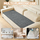 Couch Cover for Dogs Washable,Non Slip Fuzzy Durable Couch Covers for 3 Cushion Sofa Pet Friendly Sofa Cover Dog Thick Soft Slipcovers Protector Couches Mat Bed (Grey, 27.6" x 59"/70 x 150cm)