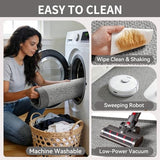 Kitchen Runner Rug Non Slip Hallway Runner Entryway Mat Grey 2x6 ft