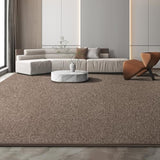 Large Modern Area Rugs for Living Room Bedroom, 6x9 Feet Brown