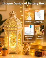 btfarm 12 Pack Fairy Lights Battery Operated, 7FT 20 LED Mini String Lights Waterproof Silver Wire for Mason Jars Centerpiece Table Crafts Bedroom Christmas Decoration, Warm White