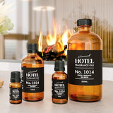 AirScent Hotel Diffuser Oil No. 1014 - The Iconic 5-Star Hotel Coastal Blend - Lemon Bergamot Sea Breeze - 120 mL Hotel Diffuser Oil for Ultrasonic and Waterless Diffusers and Crafting