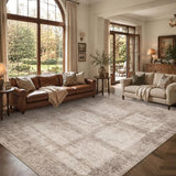 HelloTree 9x12 Vintage Washable Living Room Area Rug
