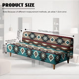 Aztec Ethnic Geometric Futon Covers Slipcover Stretchable Futon Chair Slipcovers Non Slip Furniture Decor Dustproof Sofa Covers Daily Decor