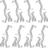 Valance Clips 10pcs 2.5inch Clear Plastic Hidden Retainer Holder Clip for Window Blind Valance,Horizontal Faux & Wood Blinds Parts