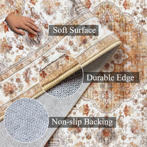 Non Slip Runner Rug 3x10 Long Hallway Rugs Thin Soft Carpet