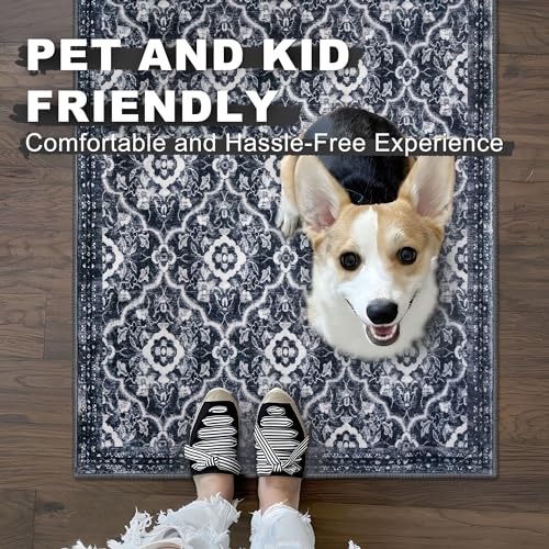 2x3 Small Washable Area Rug Entryway Doormat Indoor Kitchen Runner