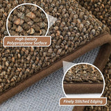 BEQHAUSE Hallway Runner Rugs 2x6, Hallway Rug Non-Slip Washable, Brown