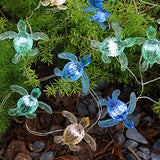JASHIKA- Sea Turtle Decorative Lights- Ocean Themed String Lights -10ft 30 LEDs-USB Plug-in -Battery Pack - Remote Control -Baby Shower- Bathroom- Christmas -Beach-Party Decor